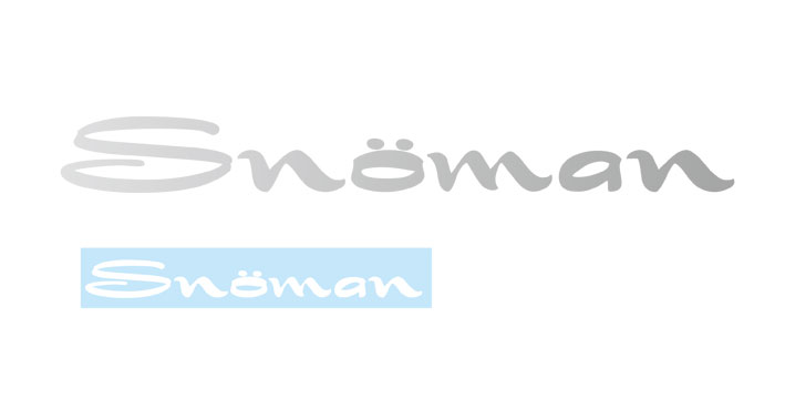 Snoman Classic Logo Sticker 
